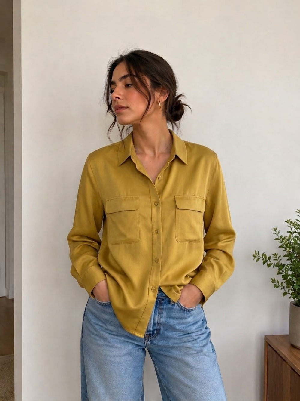 Jones New York Gold Shirt
